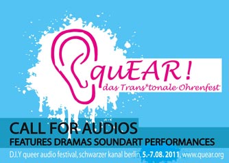 quear audio festival flyer